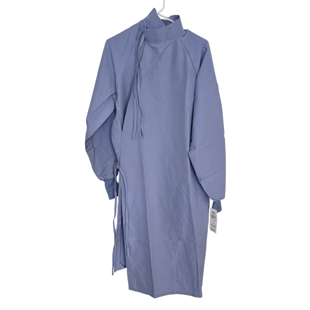 Lot of 3 NWT Landau Isolation Gown Level 2 Blue One Size Medical PPE